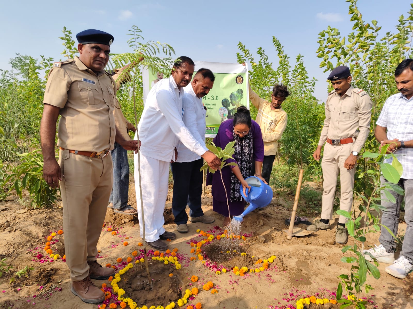 સિદ્ધપુર તાલુકાના મામવાડા ખાતે વિશ્વ પર્યાવરણ દિવસની ઉજવણી, ‘વન કવચ’ ખાતે ૫૦થી વધુ વૃક્ષારોપણ